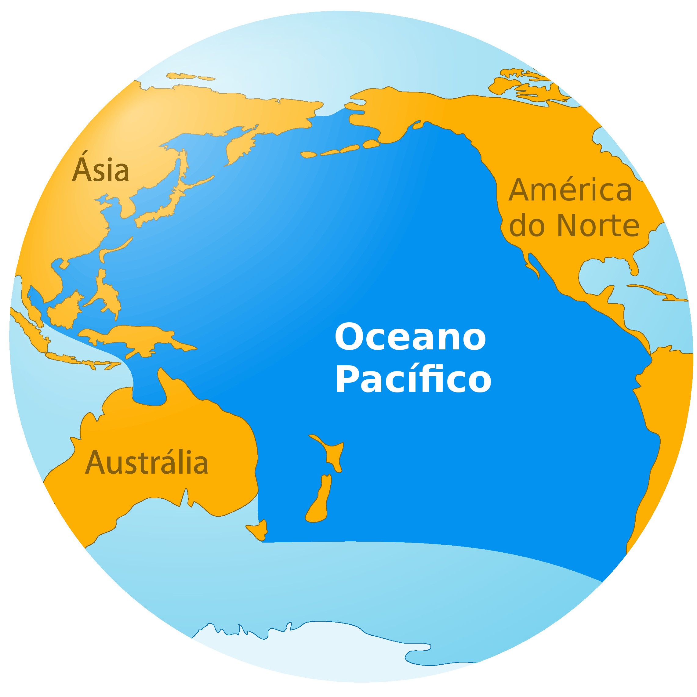 Oceano Pacífico: onde fica e suas principais características - Toda Matéria