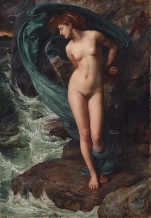 Andrômeda acorrentada. Pintura de Edward Poynter (1869). 