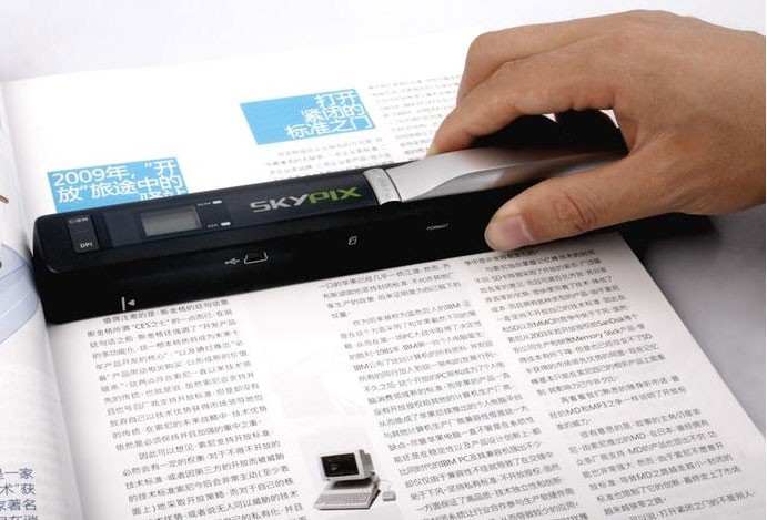Scanner de caneta de tradução, Digitalizar para texto
