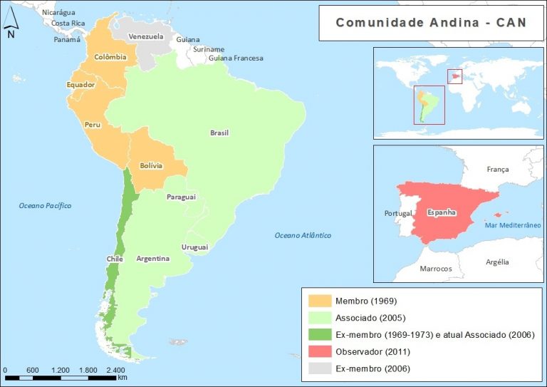 Comunidade Andina De Nações Geografia Infoescola 5997