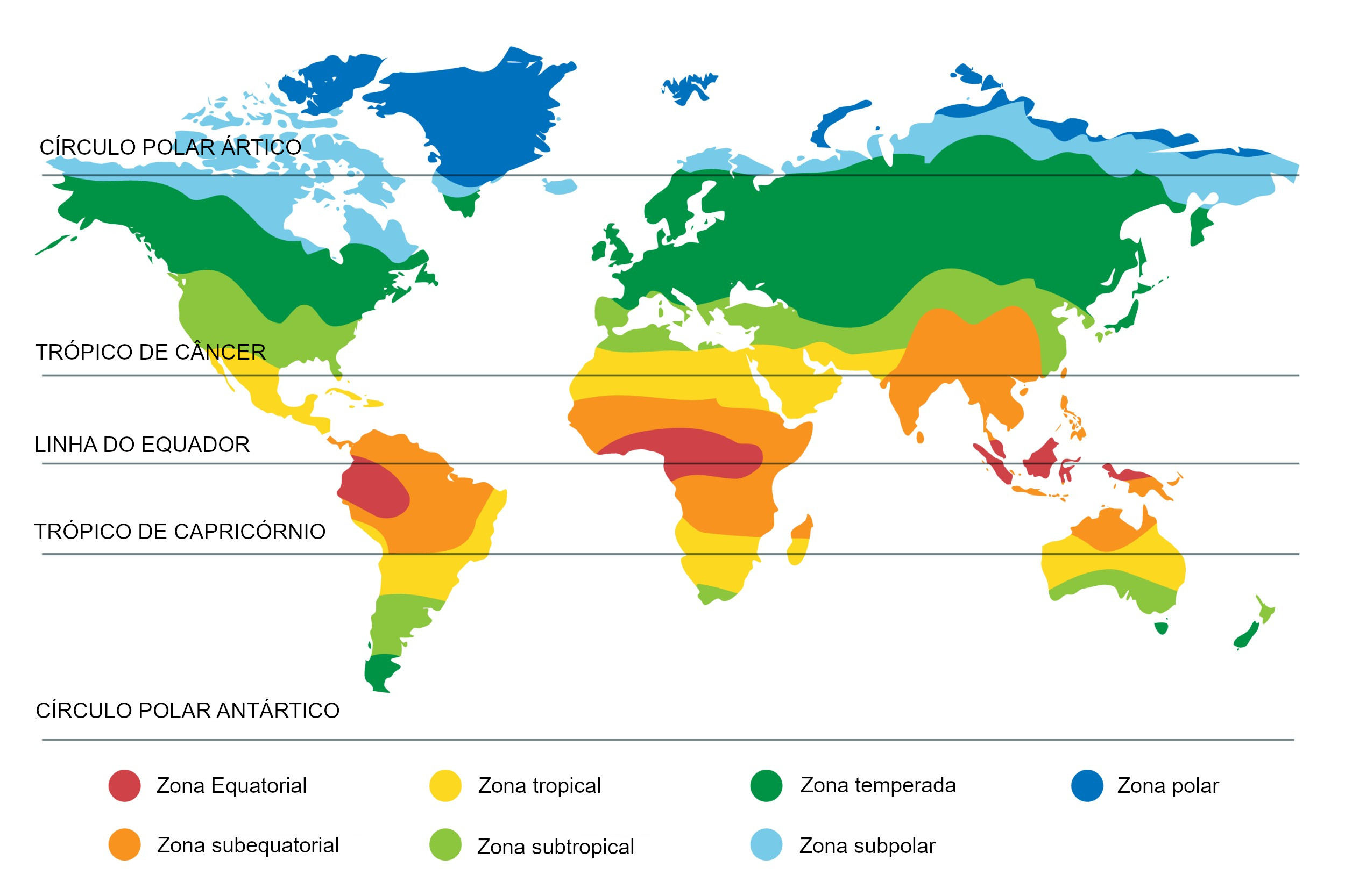 Trópico De Câncer Mapa Onde Fica Localizado Países Que Corta